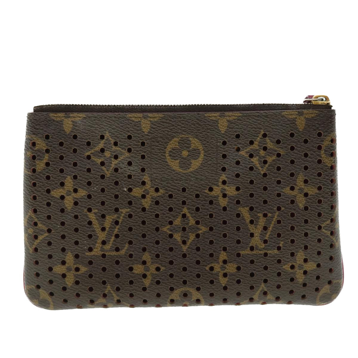 Louis Vuitton Pochette Plat  Canvas Clutch Bag
