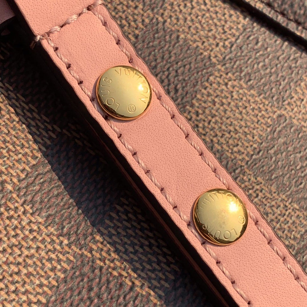 Louis Vuitton NeoNoe Bucket Bag Damier Ebene Canvas Venus Pink For Women,  Shoulder And Crossbody Bags 10.2in/26cm Louis Vuitton N40198