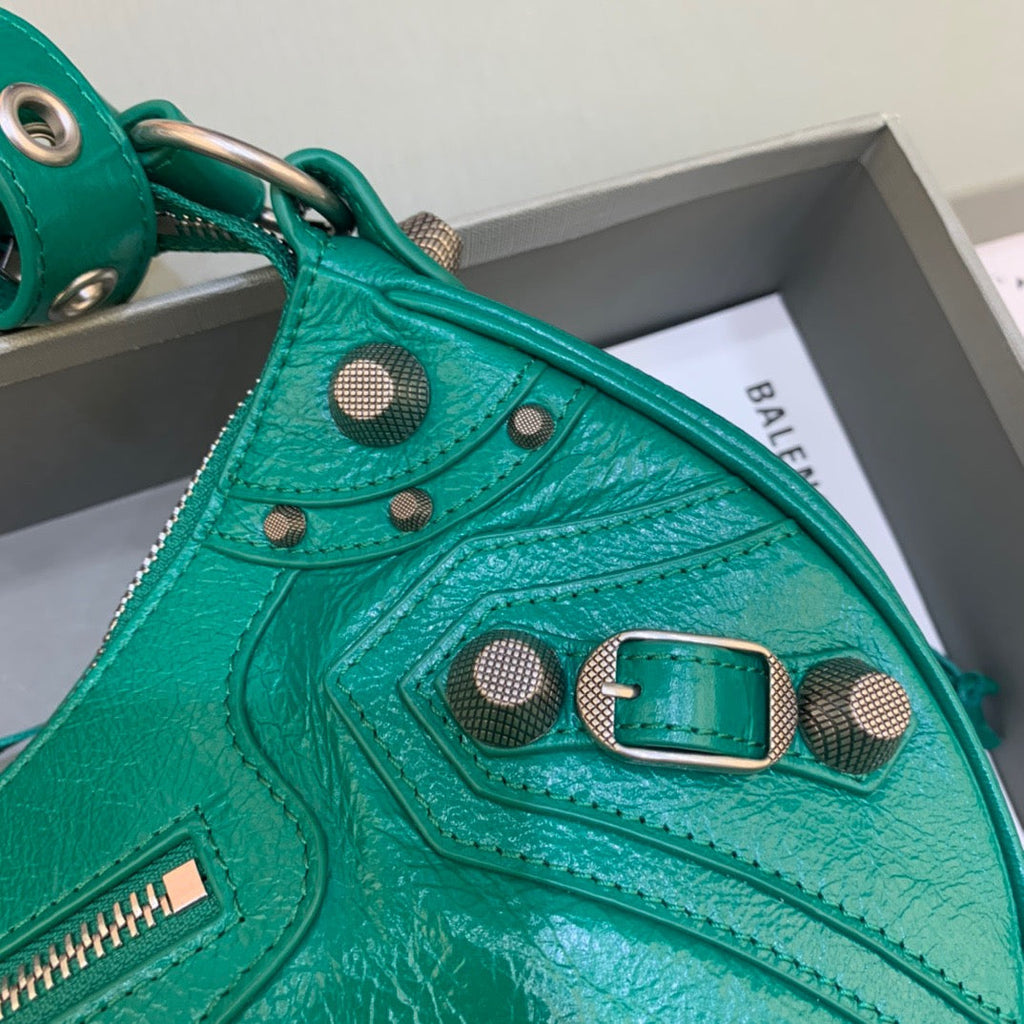 Le Cagole XS Shoulder Bag In Dark Green, For Women,  Bags 13in/33cm