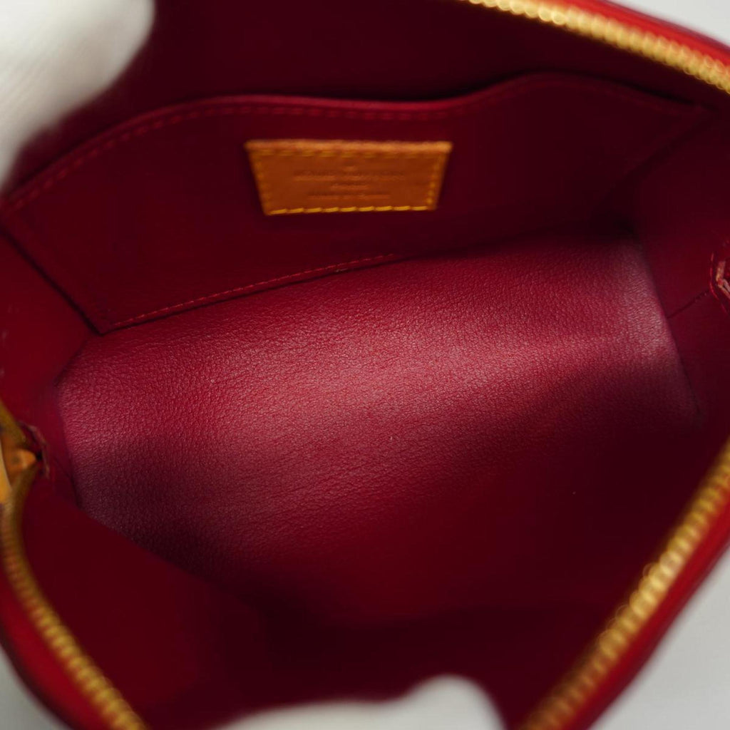 Louis Vuitton Trousse Makeup   Leather Clutch Bag