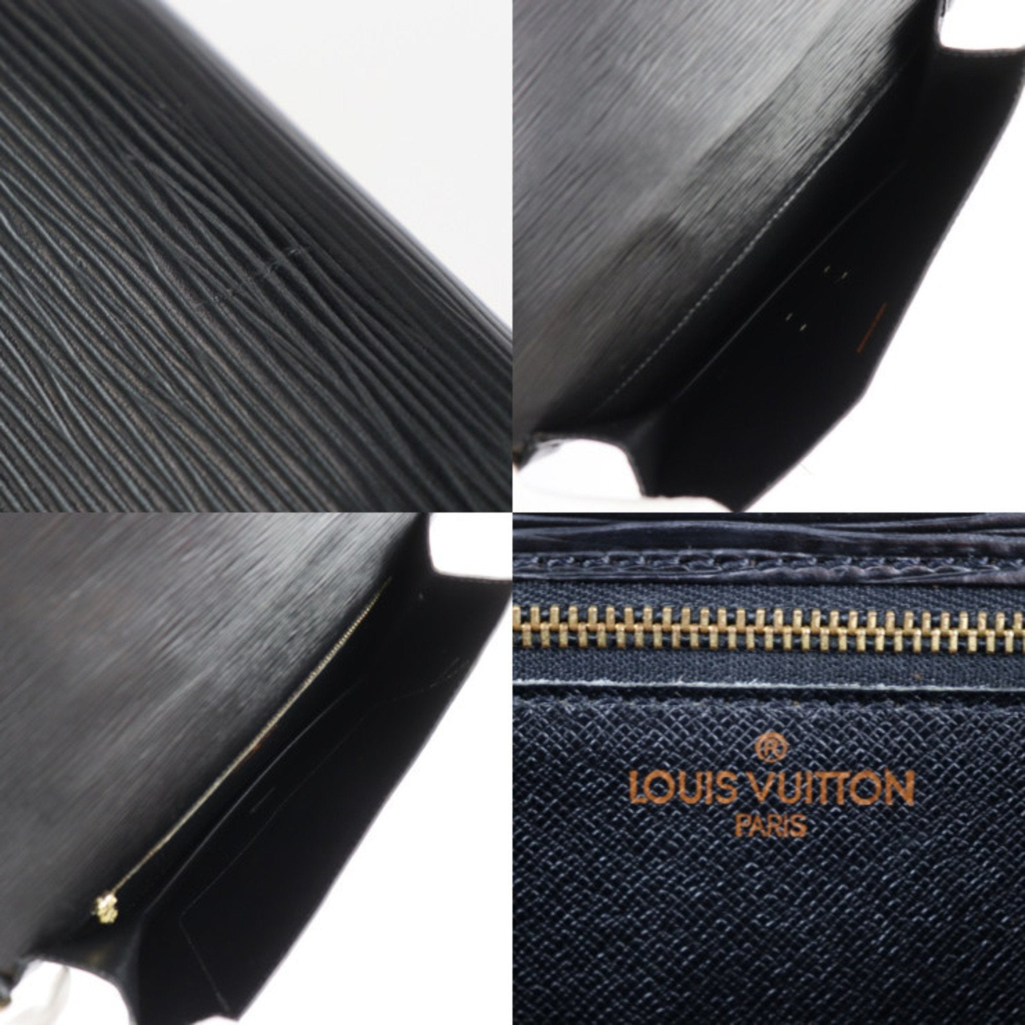 Louis Vuitton Sellier  Leather Clutch Bag