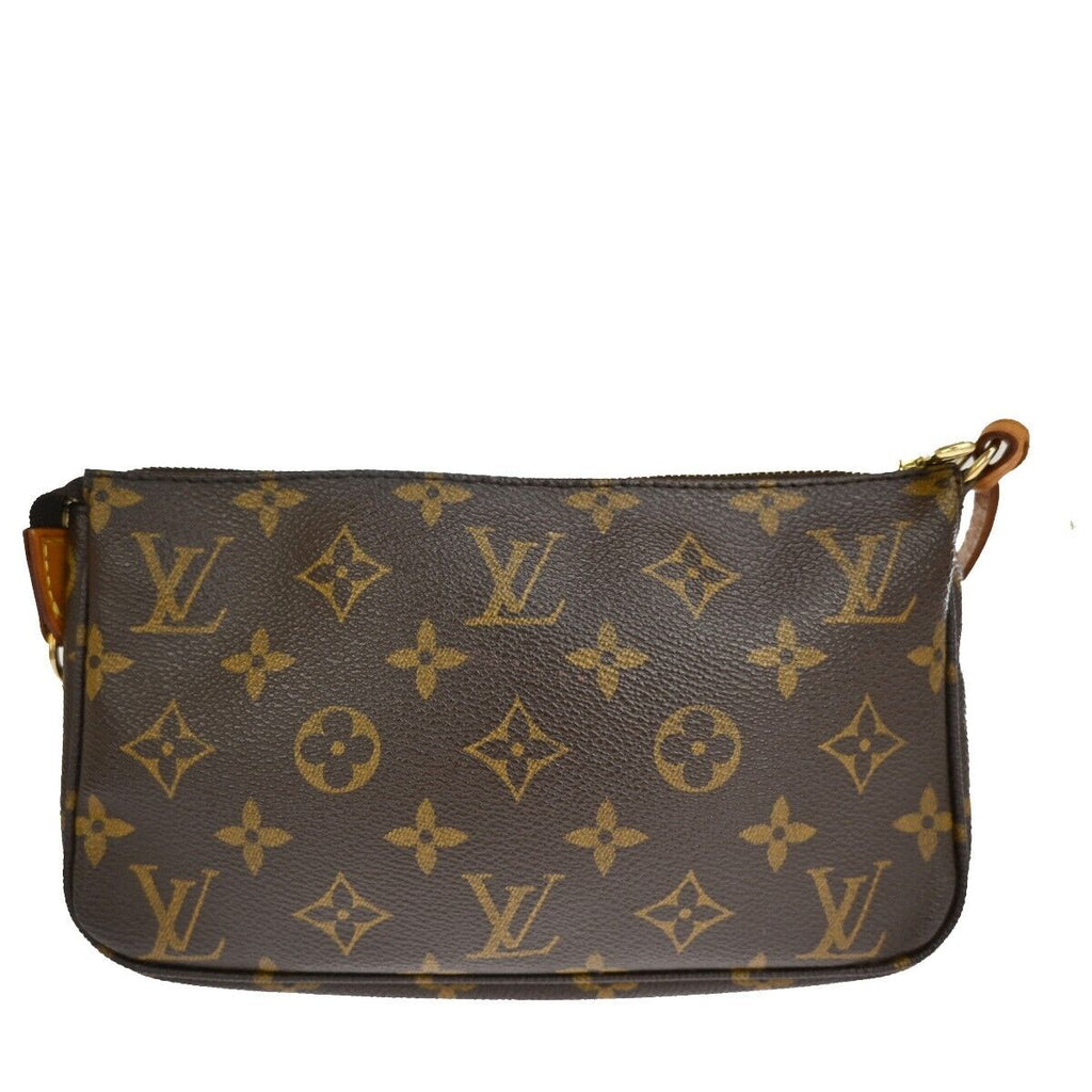 Louis Vuitton Pochette Accessoires  Canvas Clutch Bag