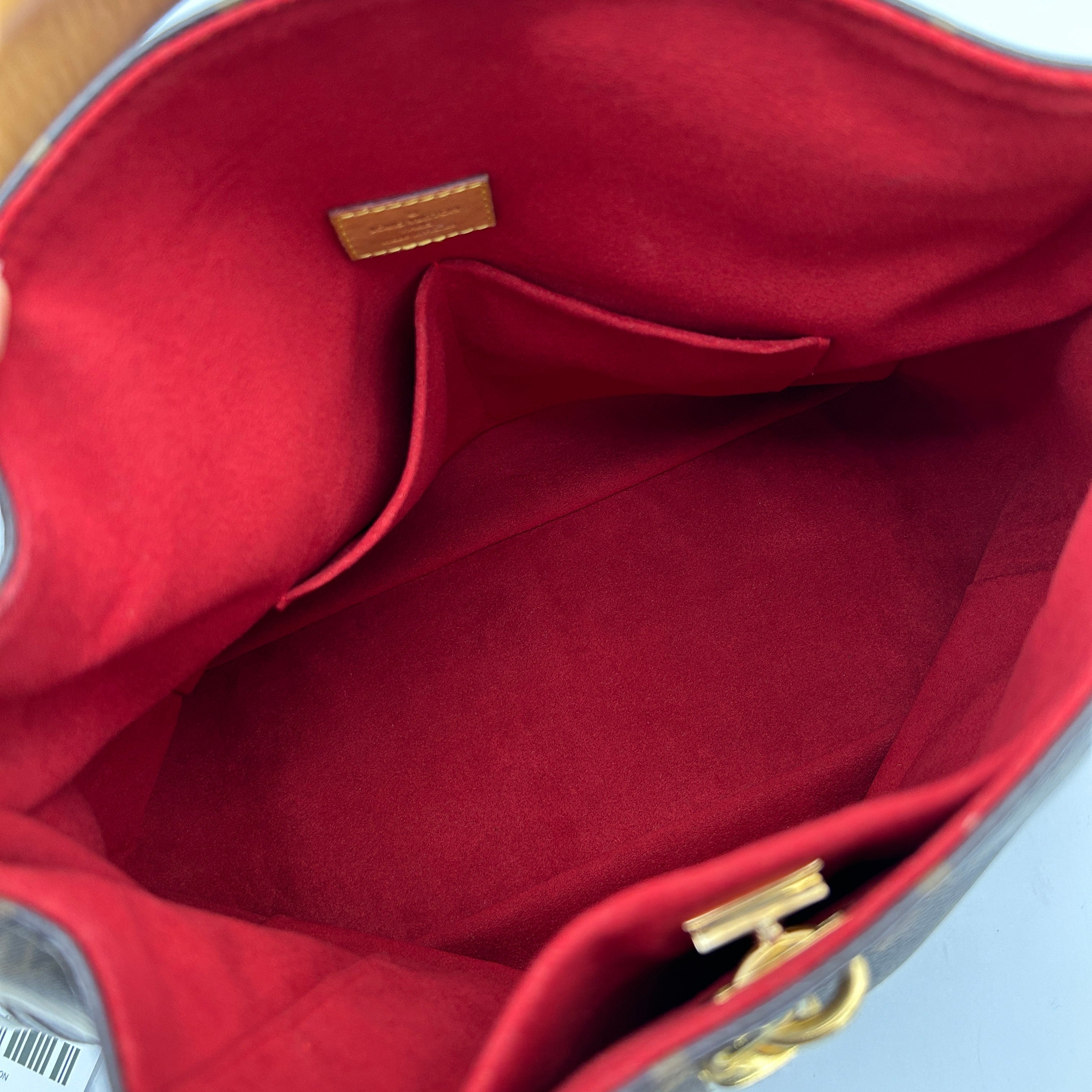 Louis Vuitton Gaia Brown Monogram Canvas Shoulder Bag