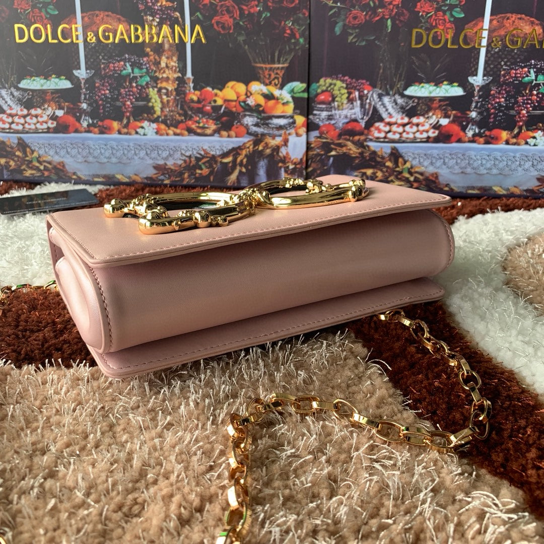 DG DG Girls CrossBody Bag Pink For Women 8.3in/21cm DG Burberry6498AZ80180412