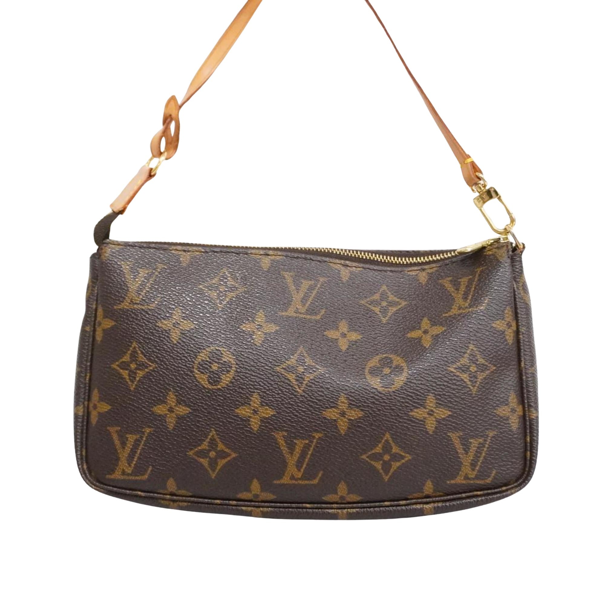Louis Vuitton Pochette Accessoires  Canvas Clutch Bag