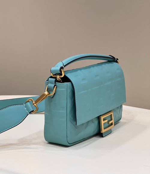 Baguette Teal For Women, Handbags, Shoulder And Crossbody Bags 10.6in/27cm FF 8BR600