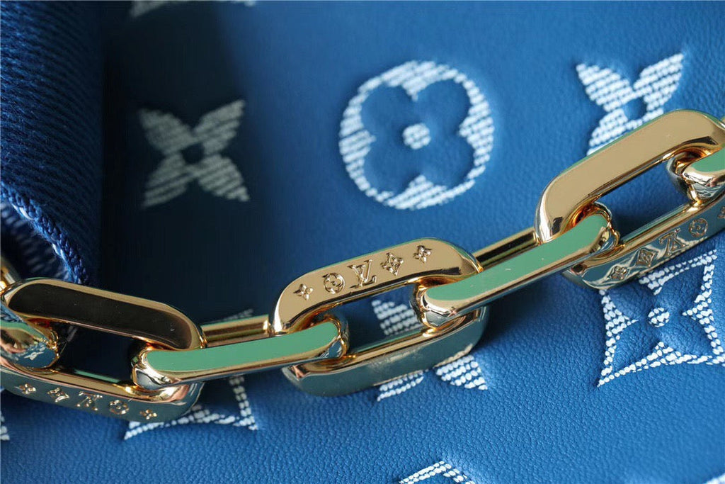 Louis Vuitton Coussin PM Puffy Navy Blue For Women,  Shoulder And Crossbody Bags 10.2n/26cm Louis Vuitton M59392