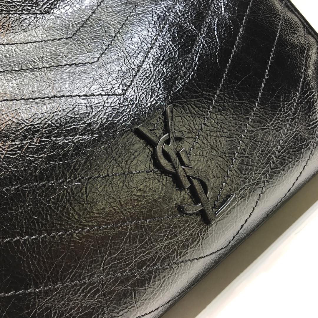 YSSL Niki Medium Shopping Bag Black For Women 12in/32cm YSLÂ 