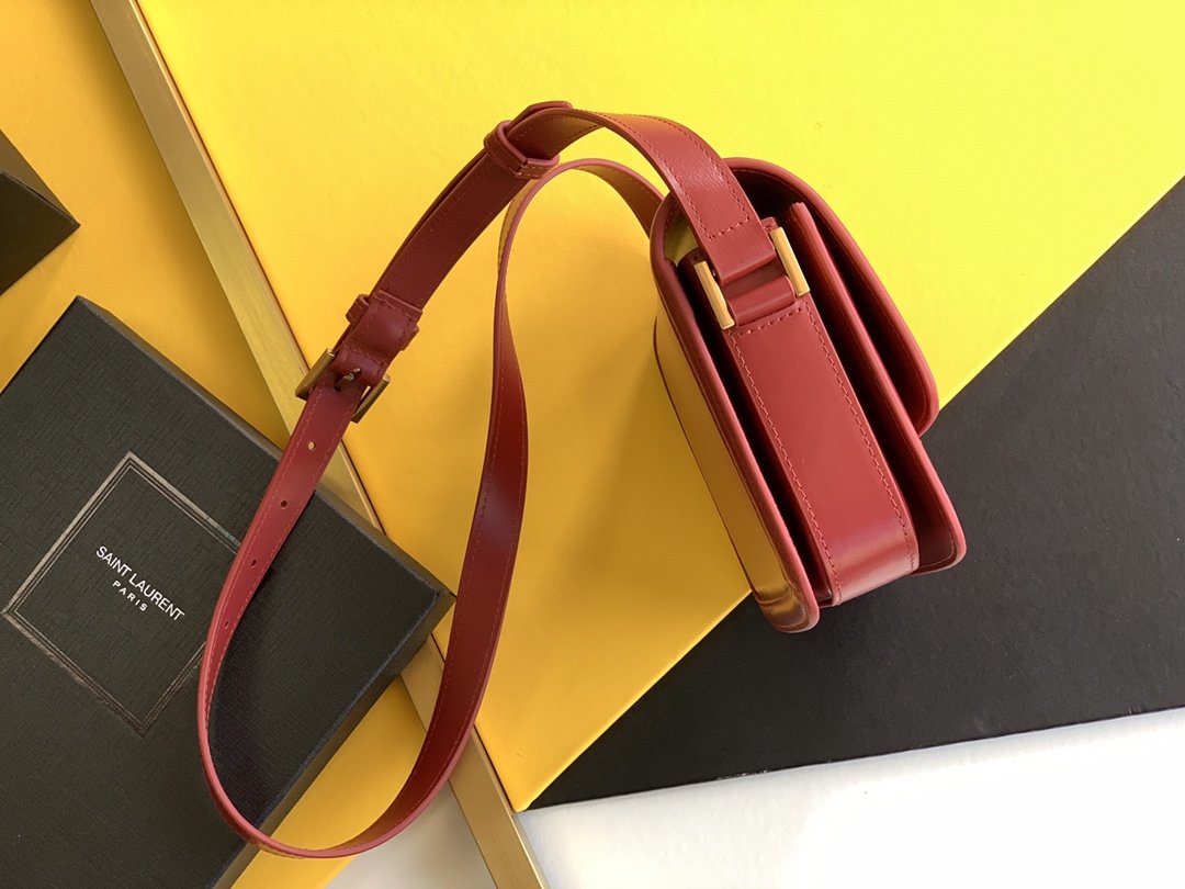 YSSL Solferino Small Satchel Bag Red In Box With Gold Hardware 7in/19cm YSl 6343060SX0W6805