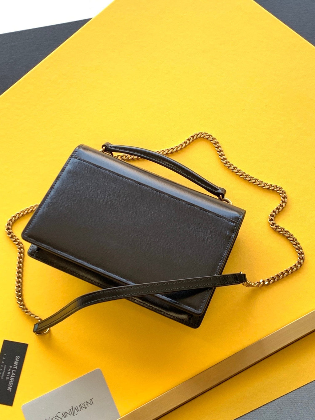 YSSL Sunset Chain Bag With Gold Hardware For Women 7in/19cm YSL 533026D422W1000