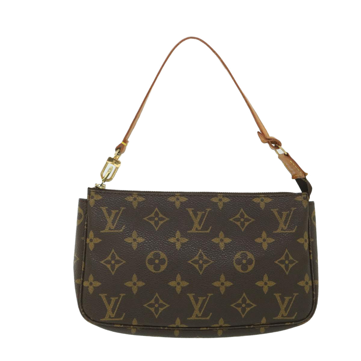 Louis Vuitton Pochette Accessoire  Canvas Clutch Bag