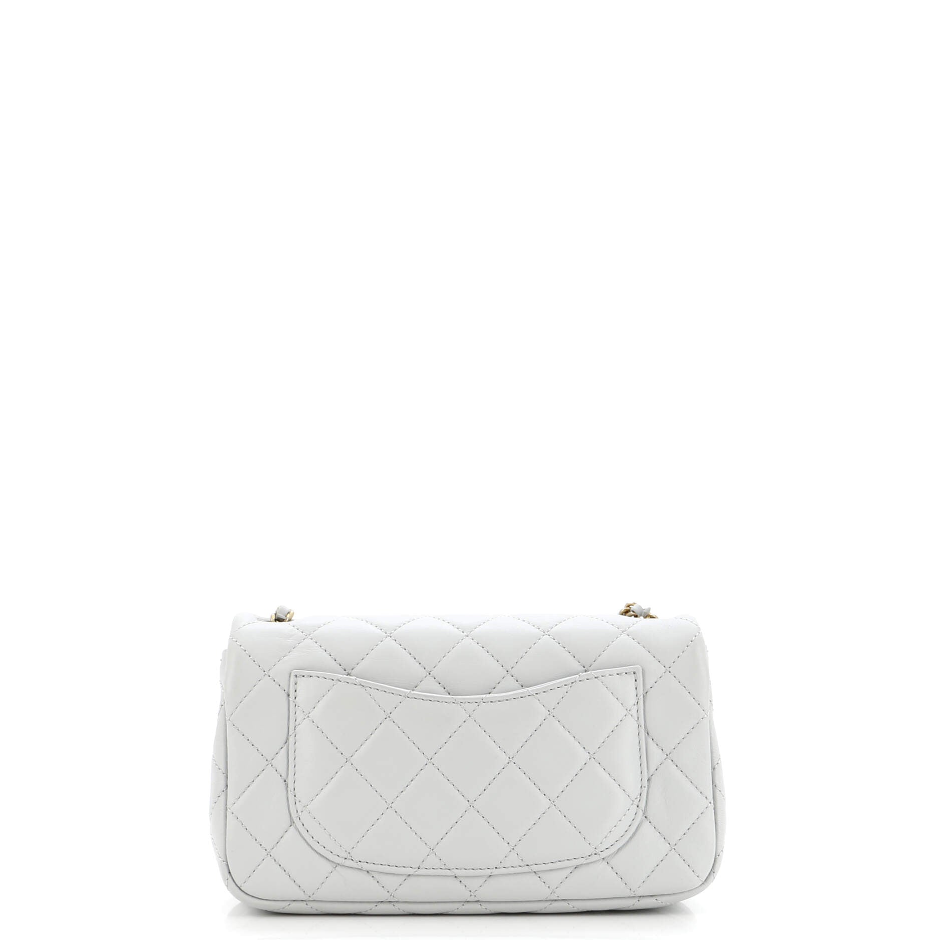 Chanel Pearl Crush Flap Bag Quilted Lambskin Mini