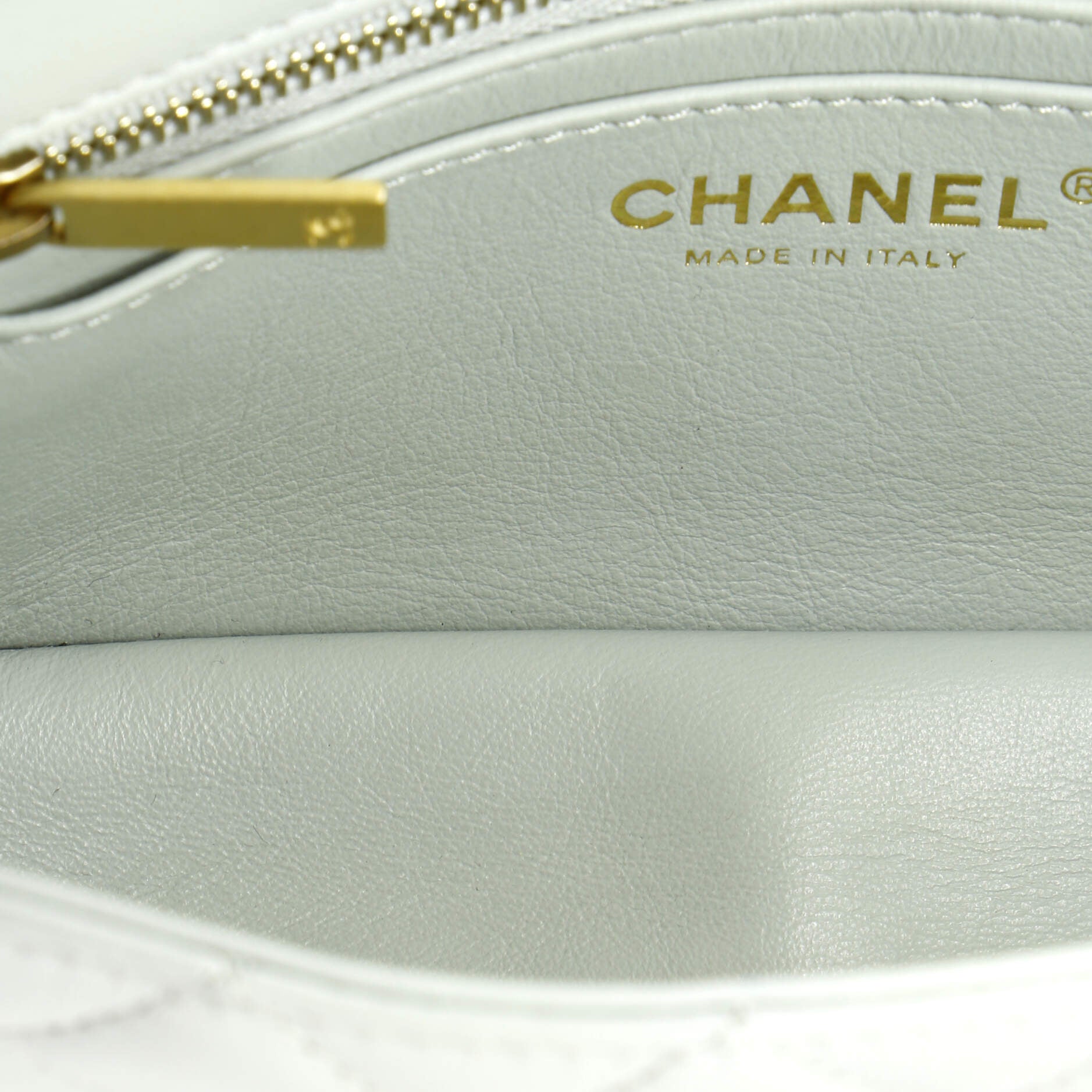 Chanel Pearl Crush Flap Bag Quilted Lambskin Mini