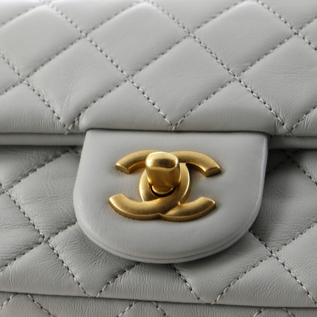 Chanel Pearl Crush Flap Bag Quilted Lambskin Mini