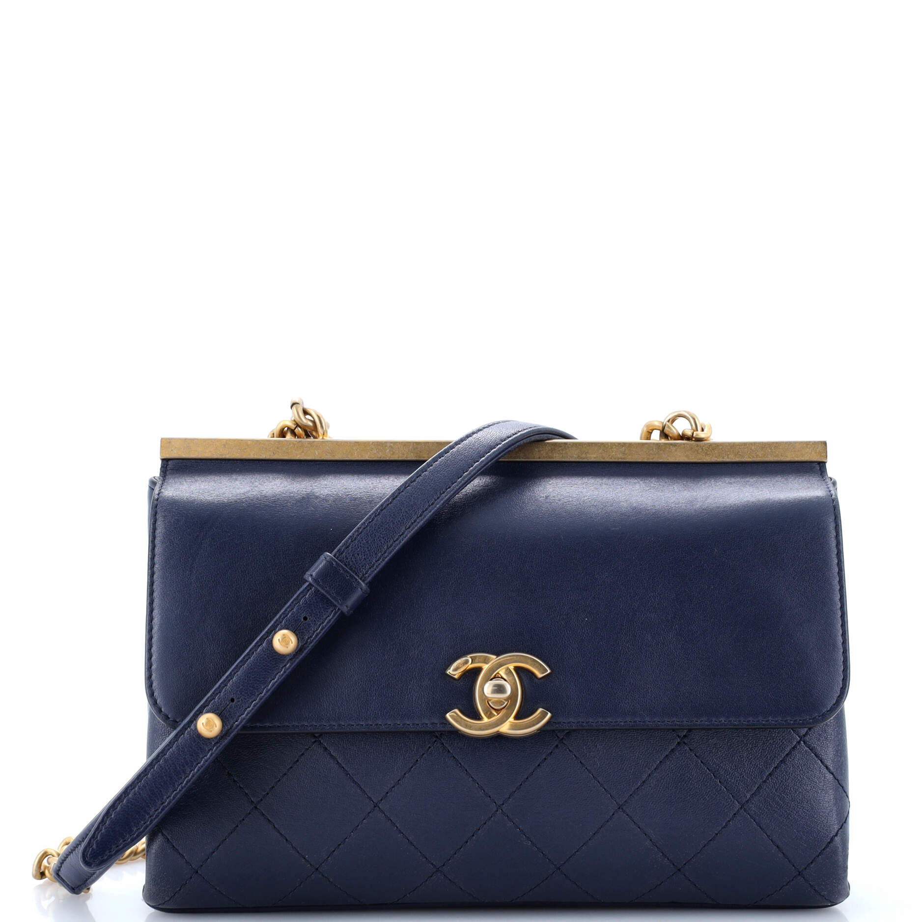 Chanel Coco Luxe Flap Bag Quilted Calfskin Medium