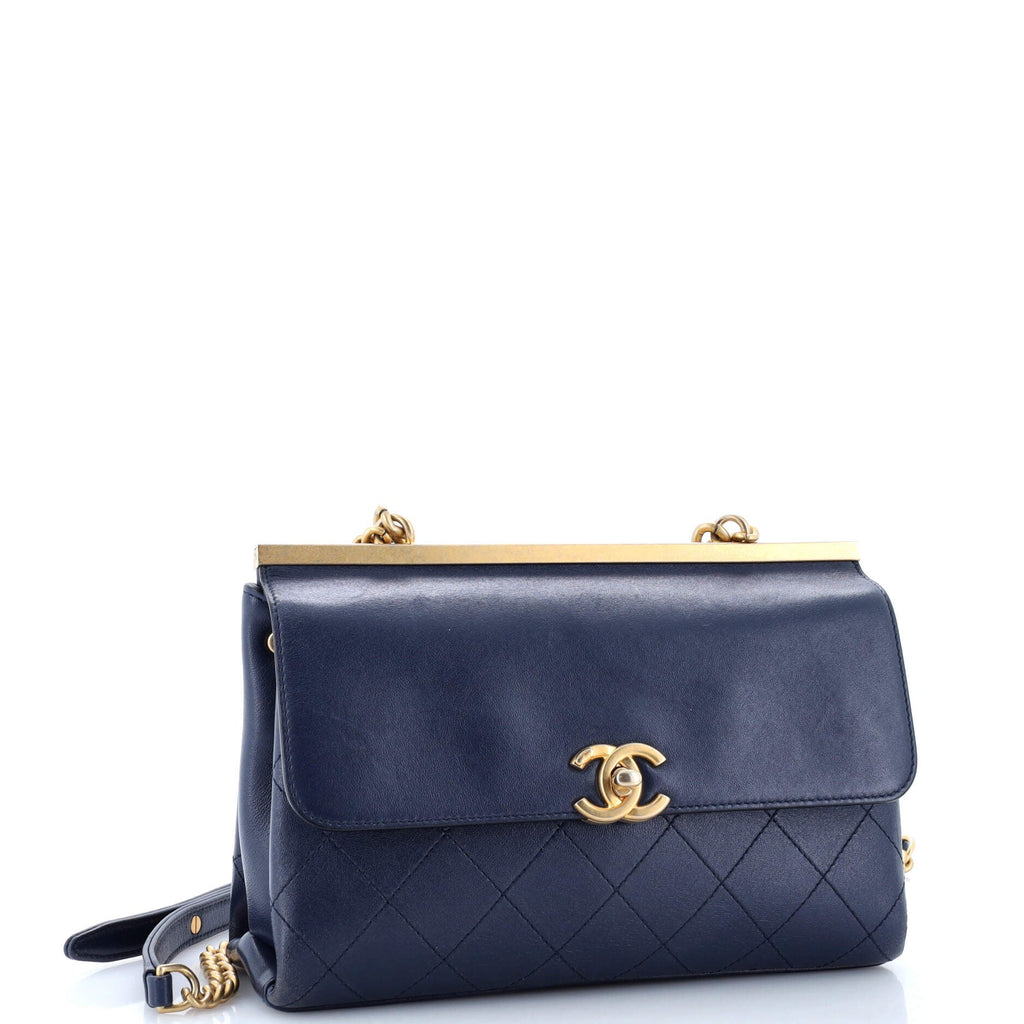 Chanel Coco Luxe Flap Bag Quilted Calfskin Medium