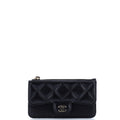 Chanel Flap Zip Card Holder Quilted Lambskin