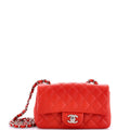 Chanel Classic Single Flap Bag Quilted Caviar Mini