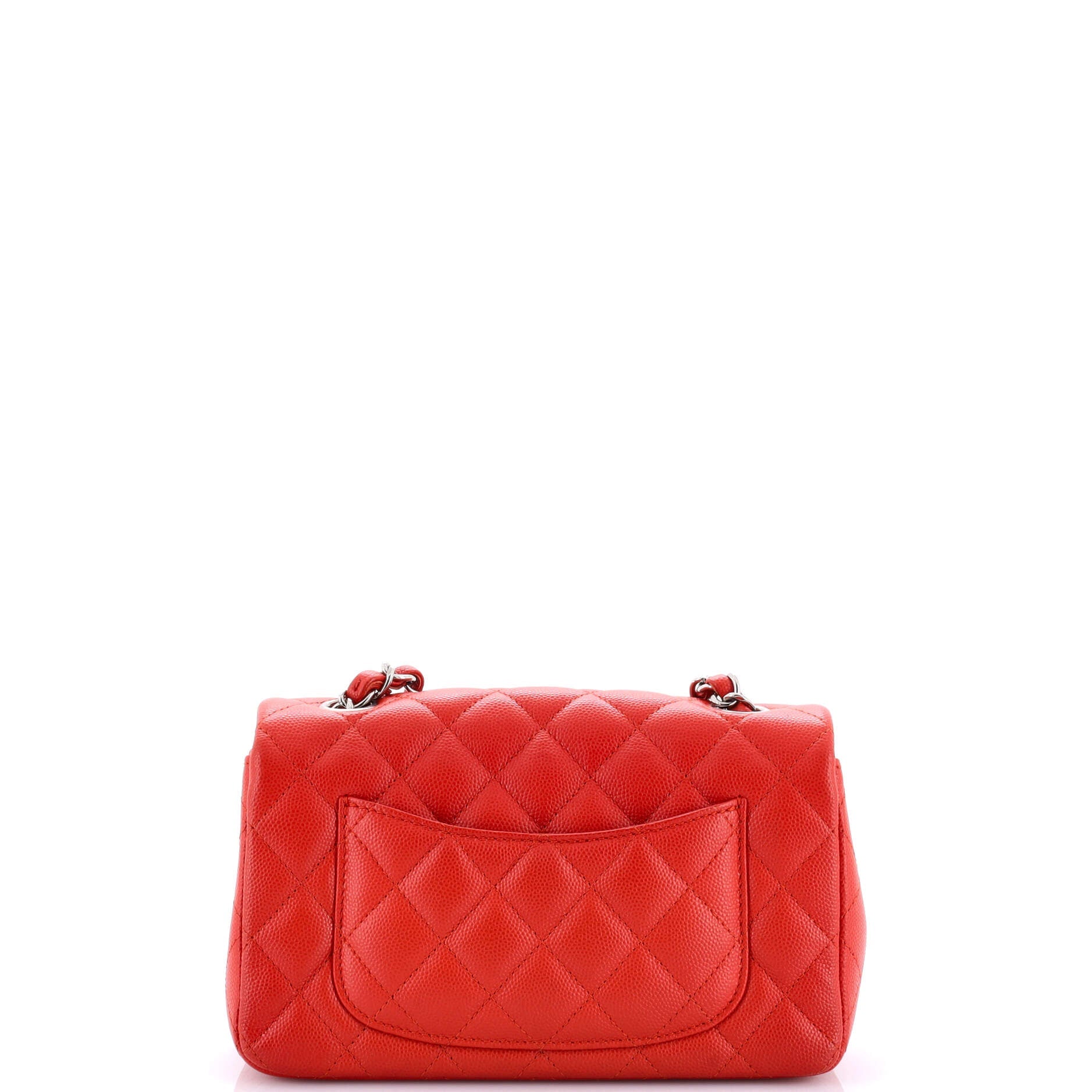 Chanel Classic Single Flap Bag Quilted Caviar Mini