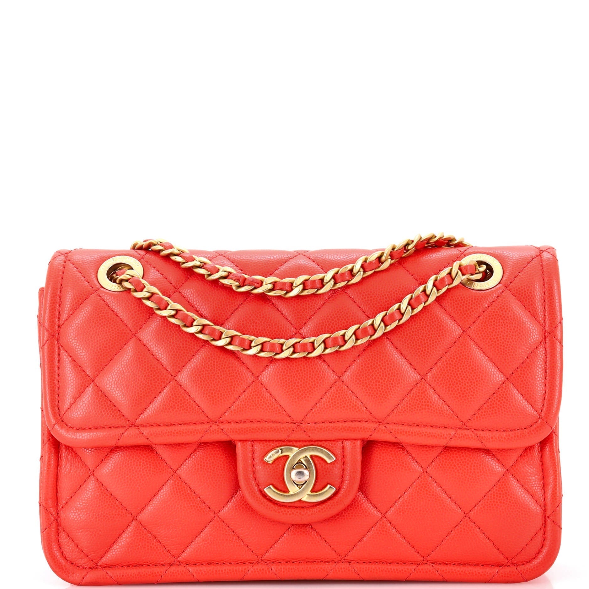 Chanel Sweet Classic Flap Bag Quilted Caviar Medium