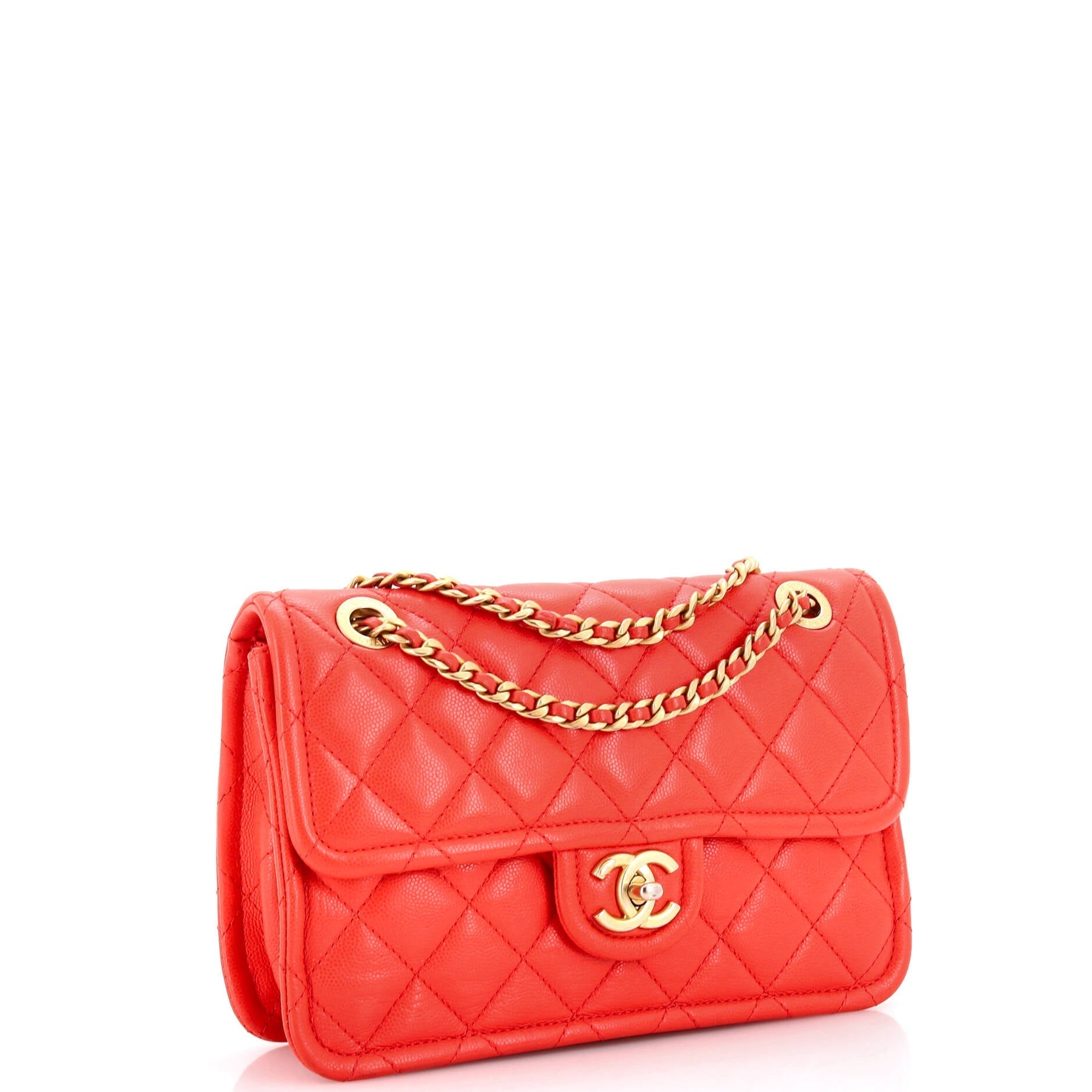 Chanel Sweet Classic Flap Bag Quilted Caviar Medium
