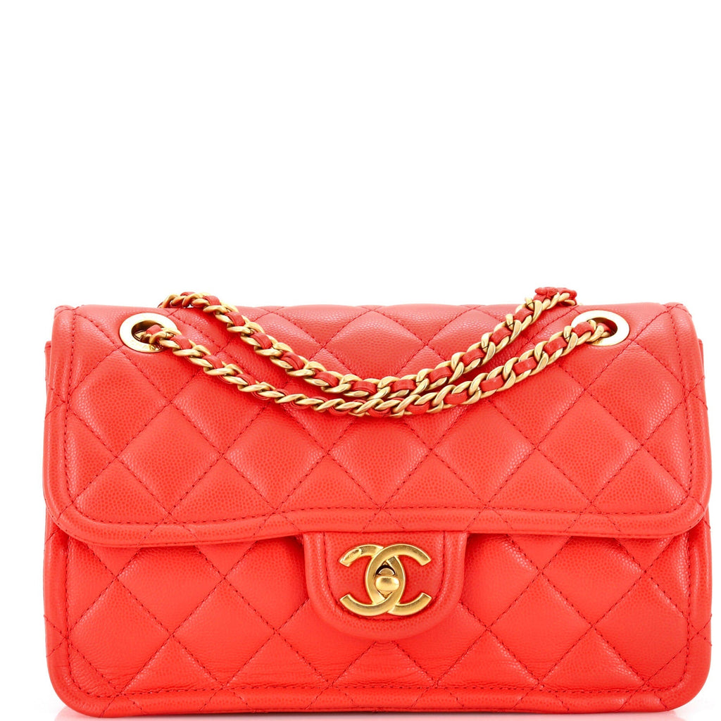 Chanel Sweet Classic Flap Bag Quilted Caviar Medium