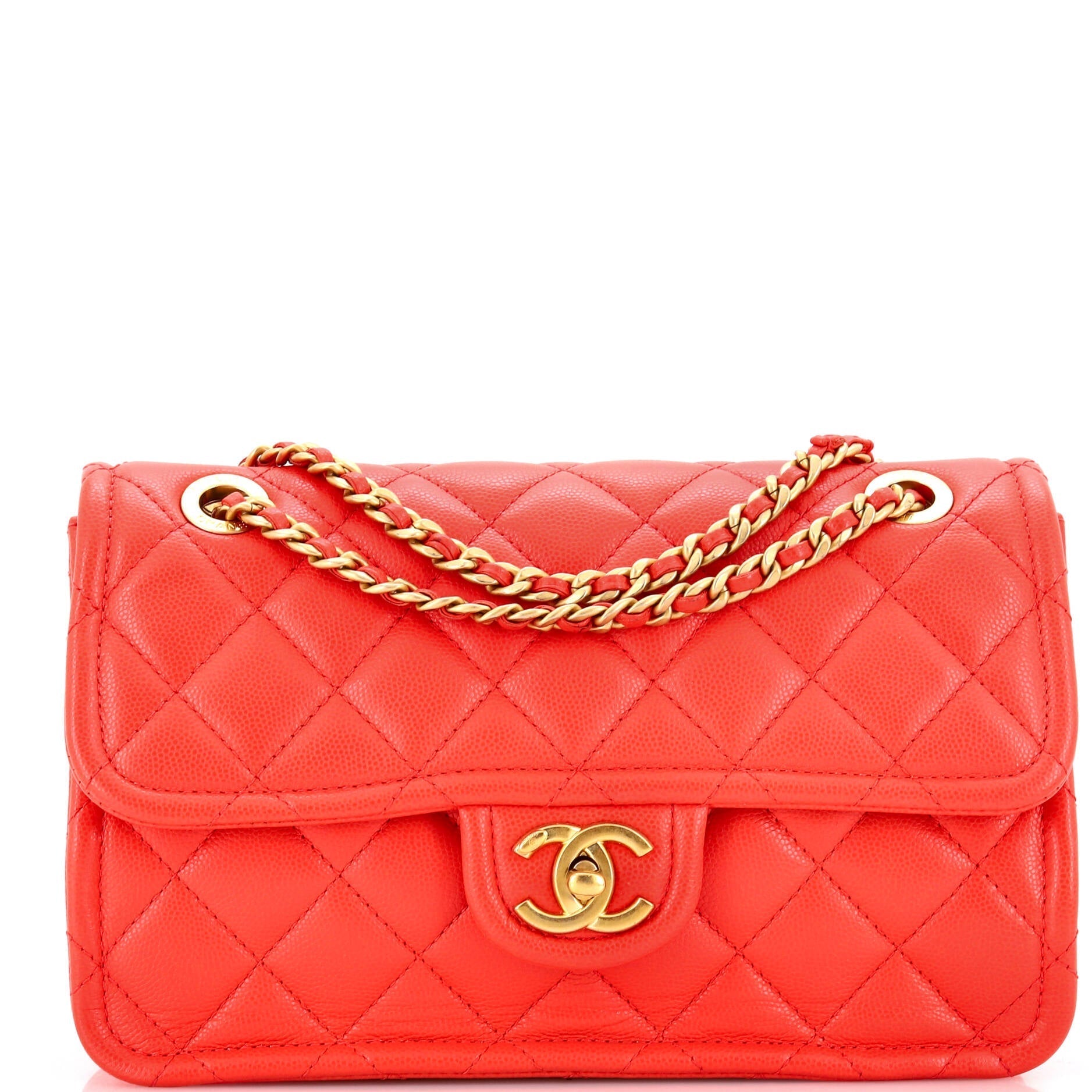 Chanel Sweet Classic Flap Bag Quilted Caviar Medium