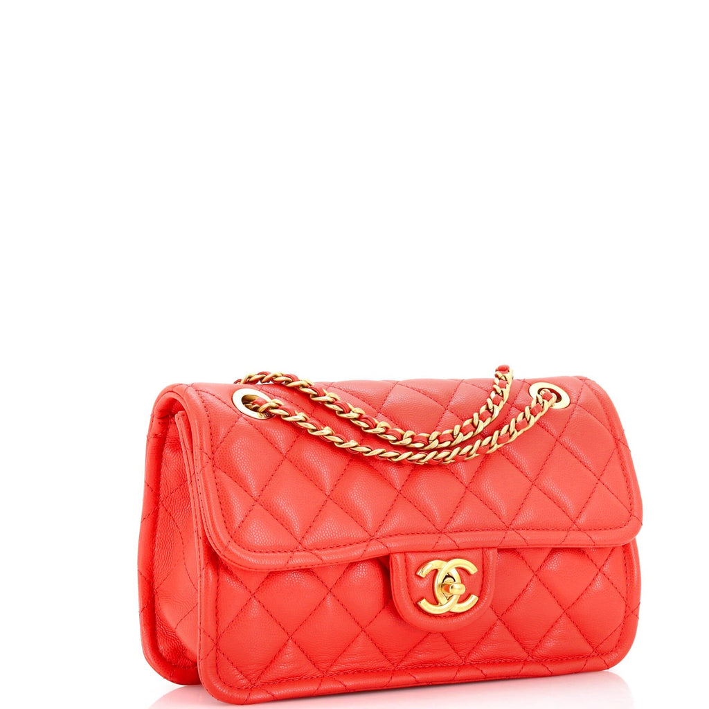 Chanel Sweet Classic Flap Bag Quilted Caviar Medium