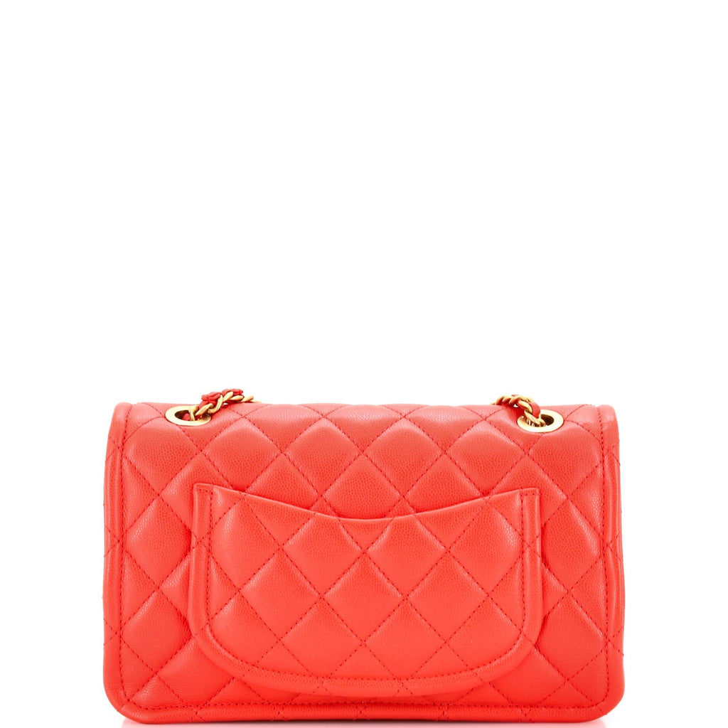 Chanel Sweet Classic Flap Bag Quilted Caviar Medium
