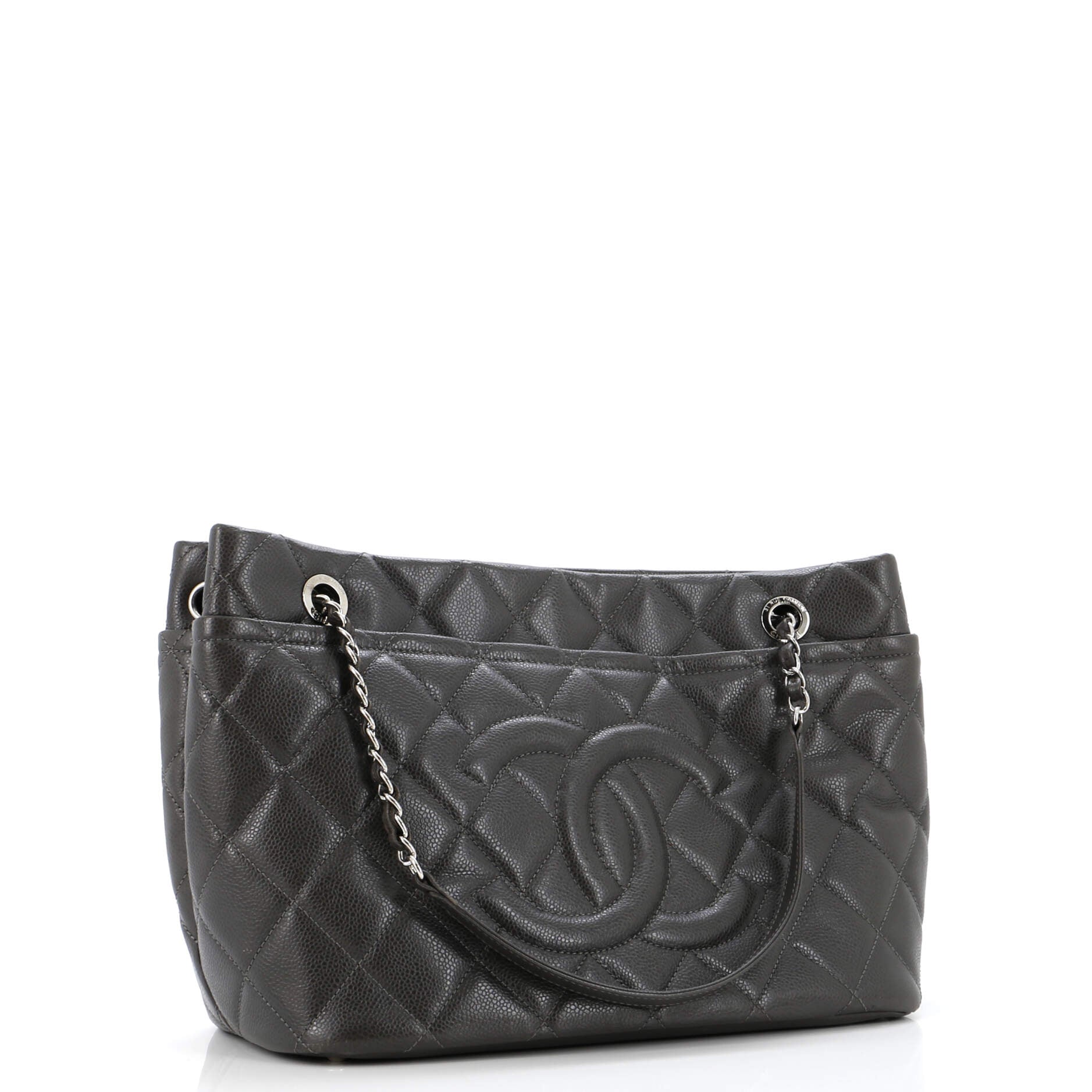 Chanel Timeless CC Soft Tote Quilted Caviar Medium