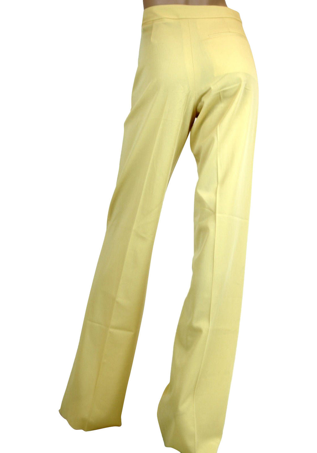 Bottega Veneta Women's Yellow Virgin Wool Pants