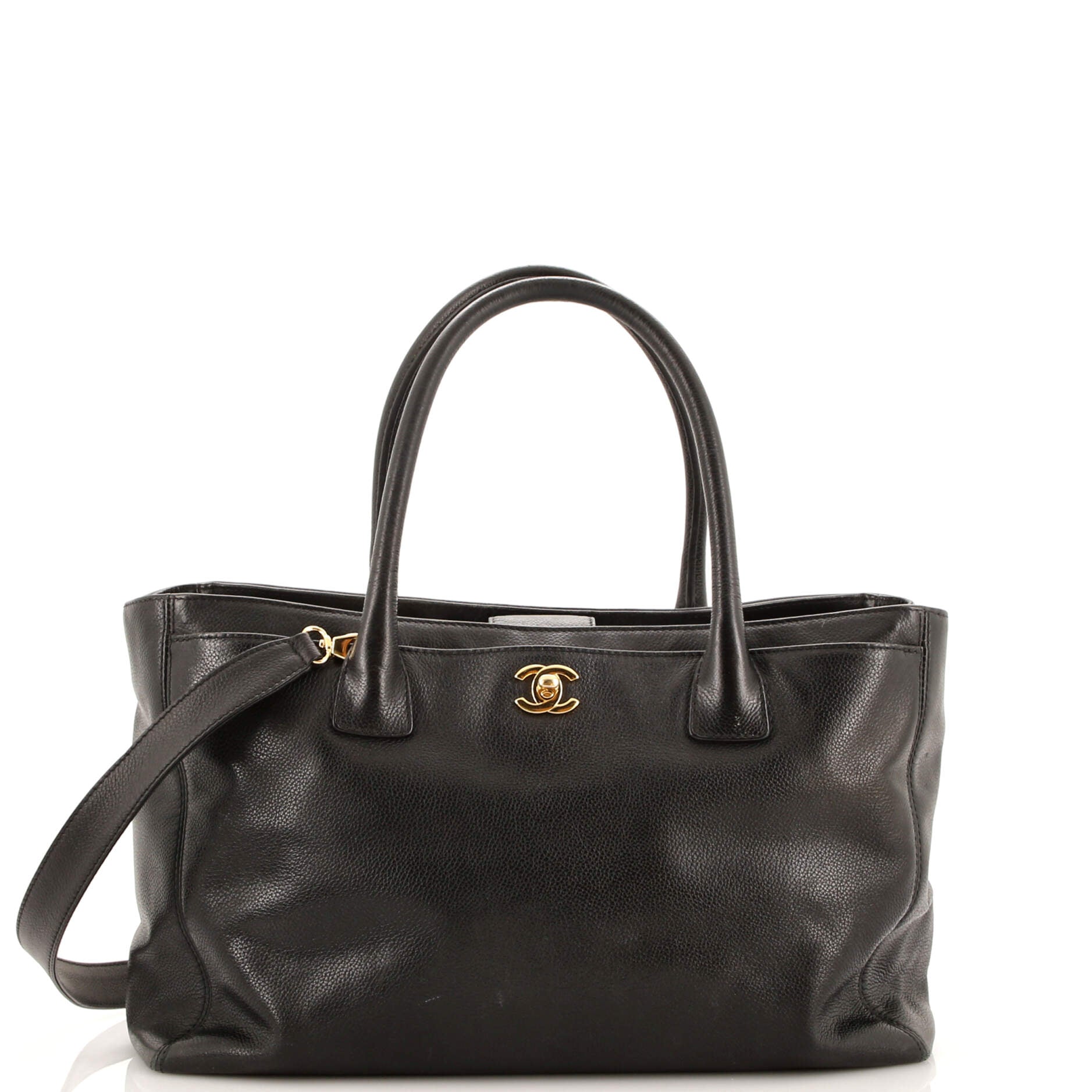 Chanel Cerf Executive Tote Leather Medium