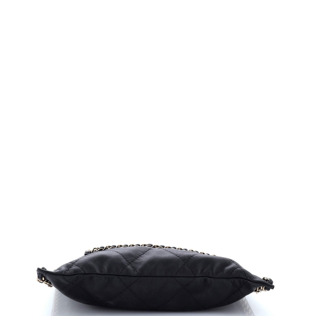 Chanel Flat Shopping Bag Quilted Calfskin Medium