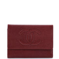Chanel Trifold CC Wallet Caviar Long