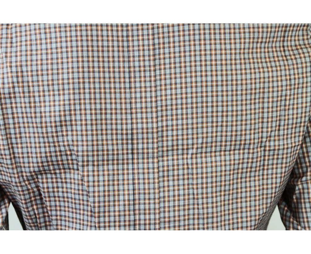 Gucci Men's Multicolor Dress Shirt Slim Fit Check