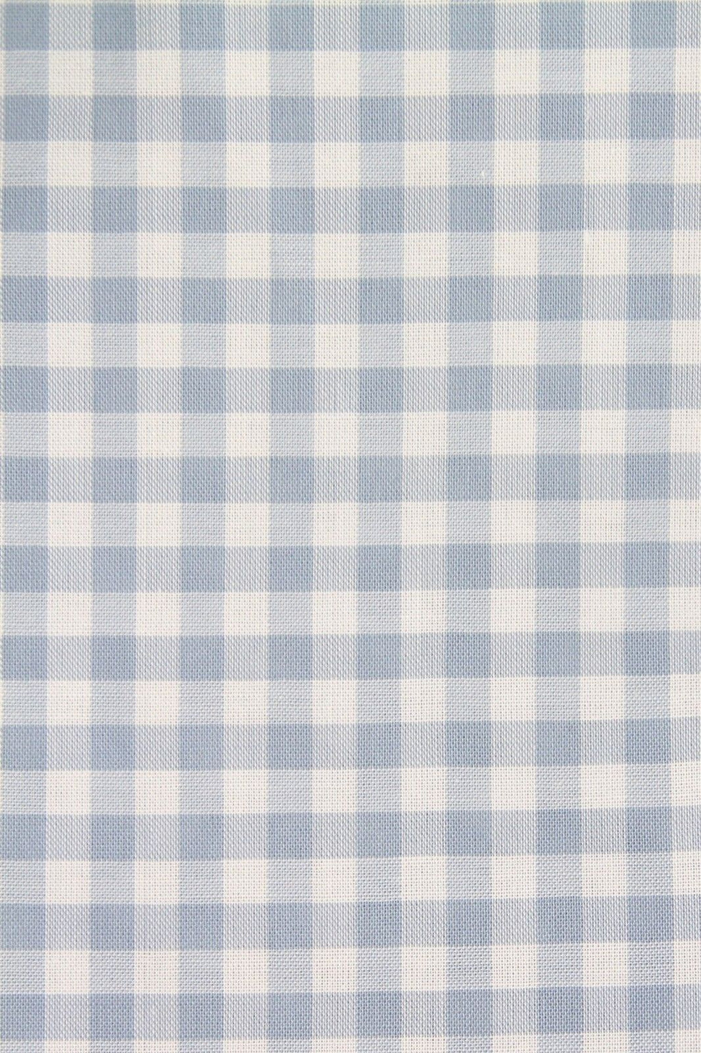 Gucci Men's Blue Topaz / White Cotton Vichy Checkered Slim Shirt