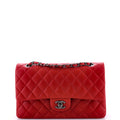 Chanel Classic Double Flap Bag Quilted Lambskin Medium