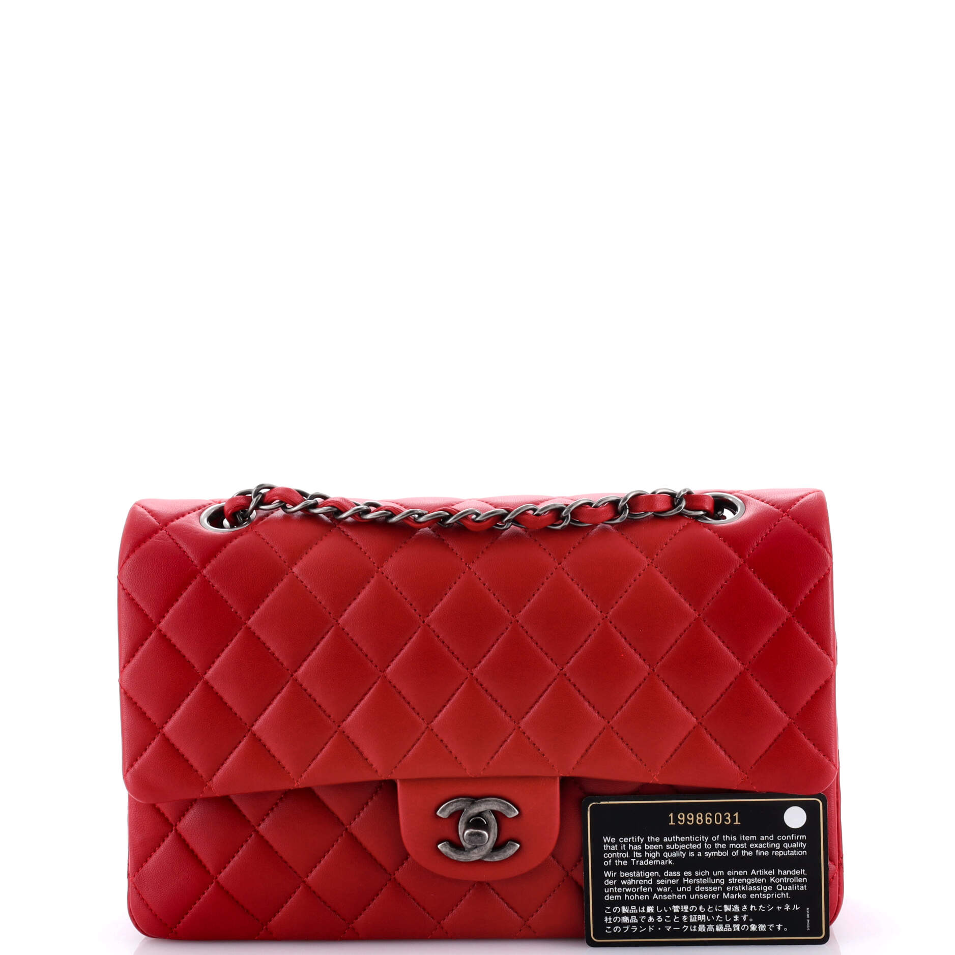 Chanel Classic Double Flap Bag Quilted Lambskin Medium