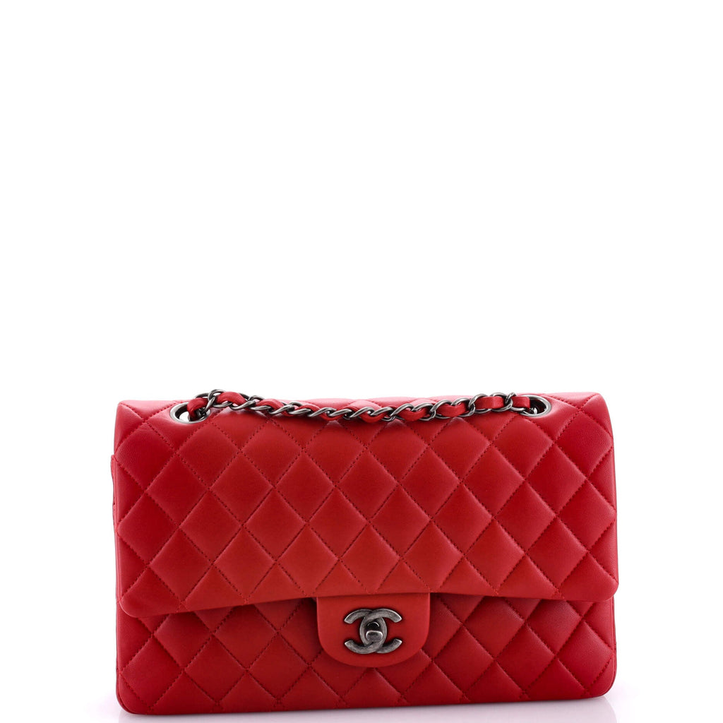 Chanel Classic Double Flap Bag Quilted Lambskin Medium