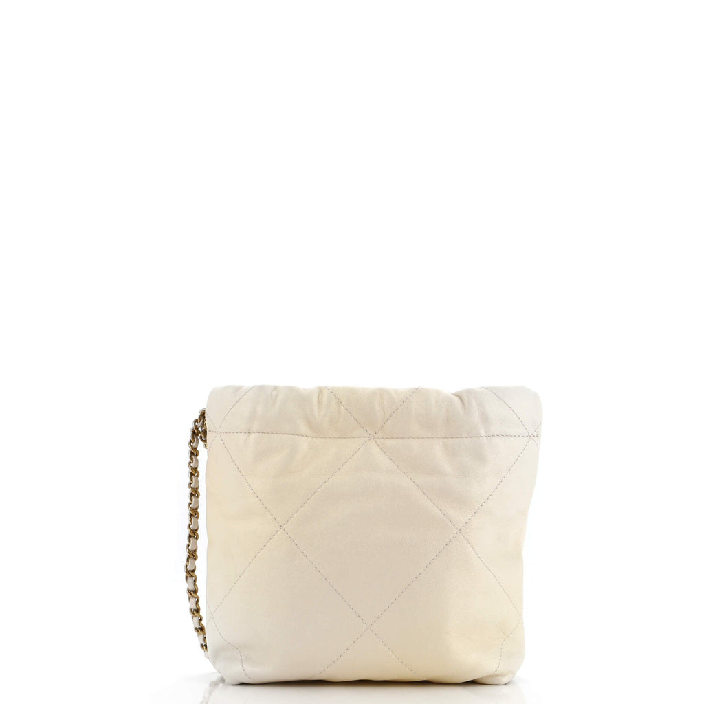 Chanel 22 Chain Hobo Quilted Shaded Calfskin Mini