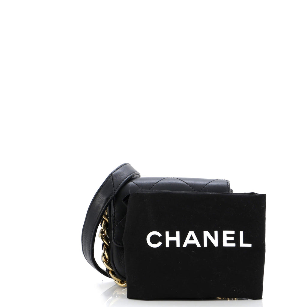 Chanel Framing Chain Flap Bag Quilted Calfskin Mini