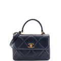 Chanel Trendy CC Top Handle Bag Quilted Lambskin Small