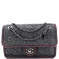 Chanel Paris-Salzburg Flap Bag Quilted Wool Medium