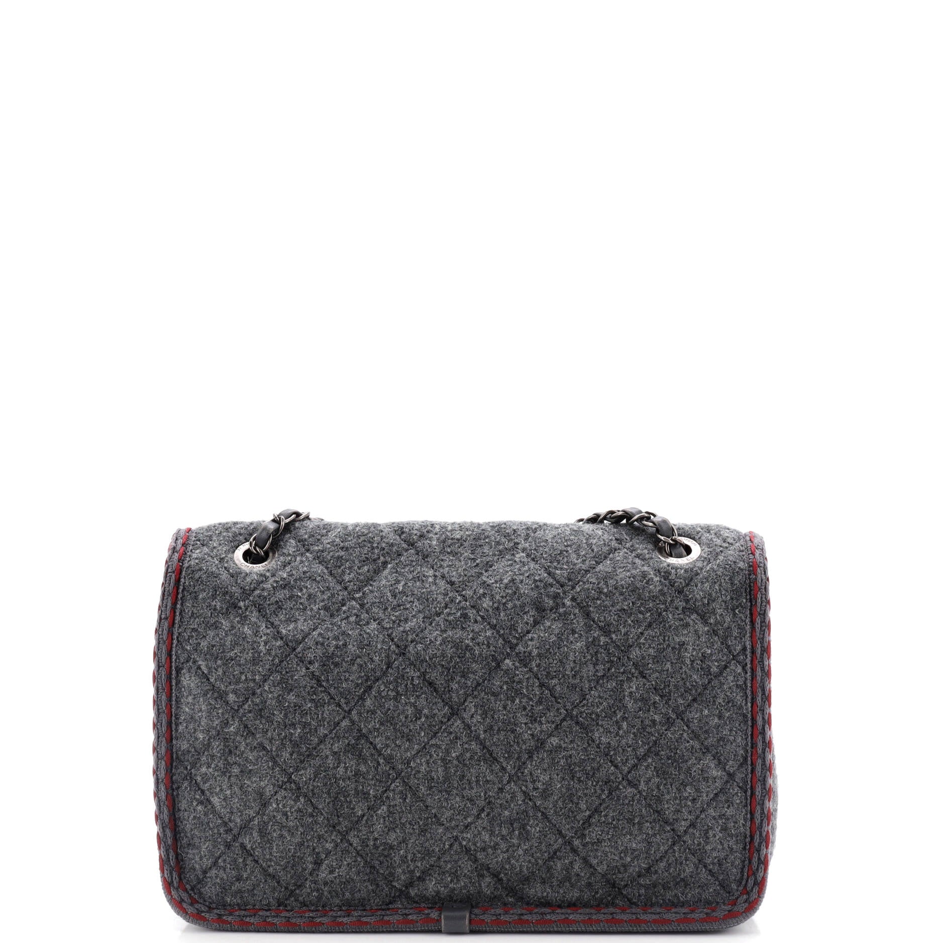 Chanel Paris-Salzburg Flap Bag Quilted Wool Medium