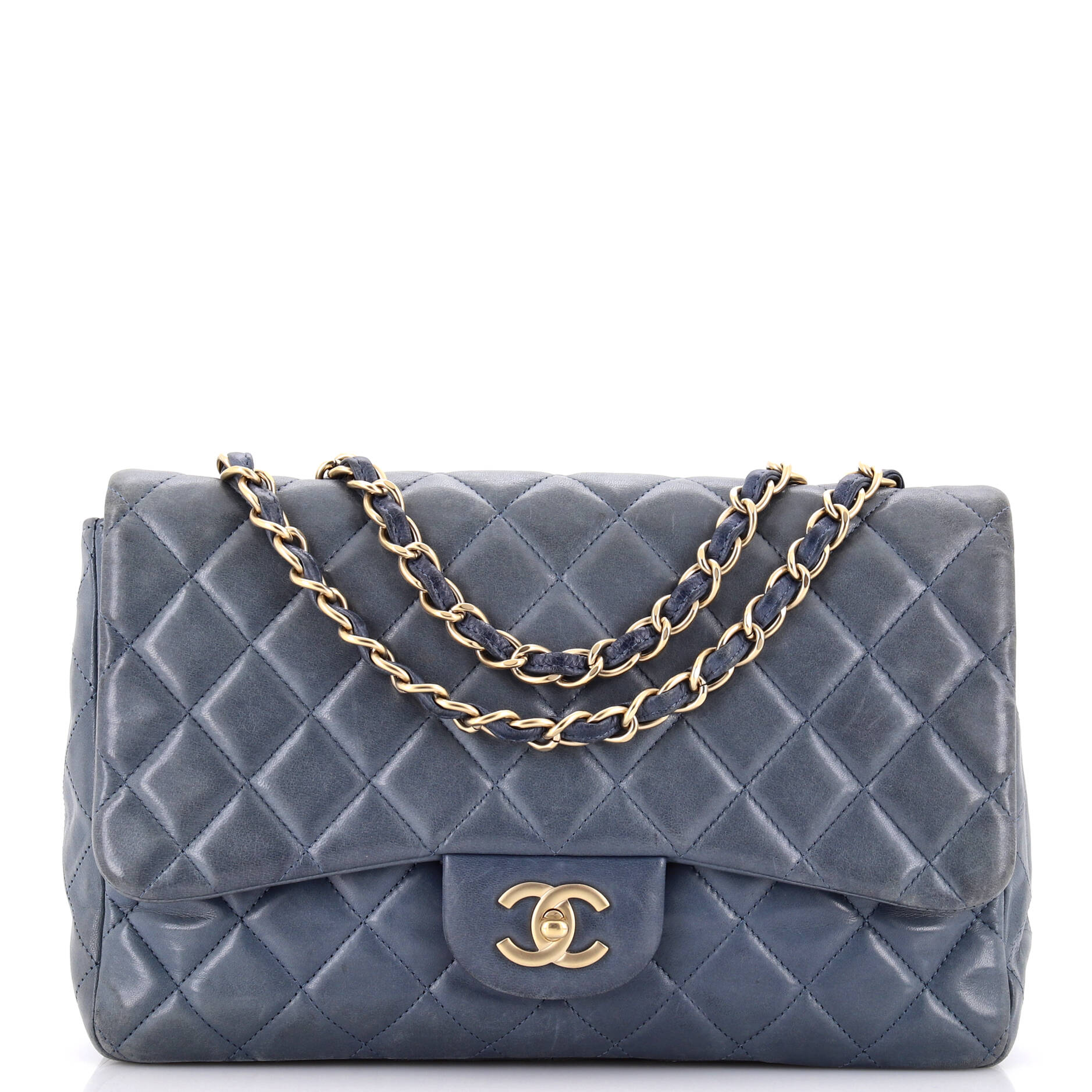 Chanel Classic Single Flap Bag Quilted Lambskin Jumbo