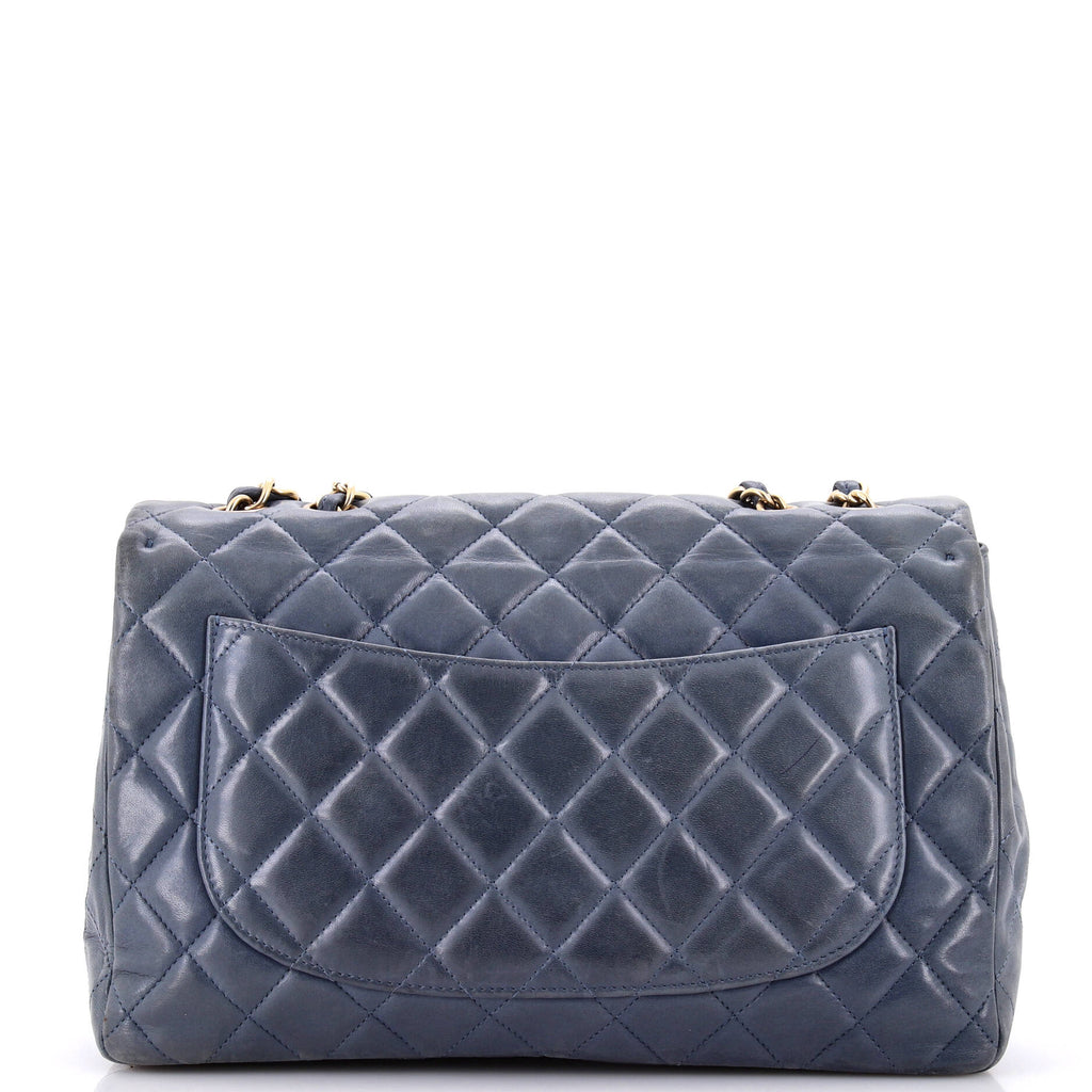 Chanel Classic Single Flap Bag Quilted Lambskin Jumbo