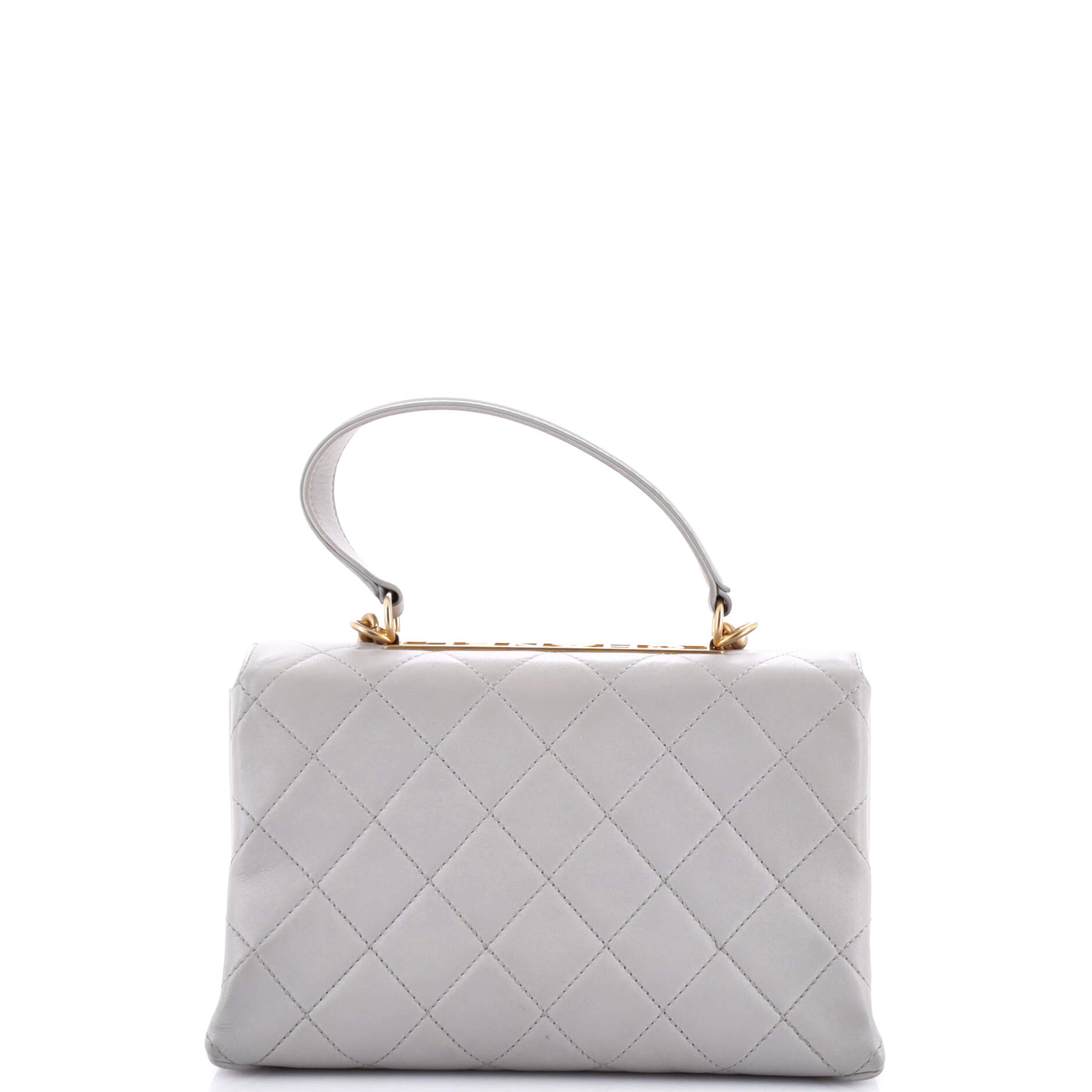 Chanel Trendy Spirit Top Handle Bag Quilted Lambskin Medium
