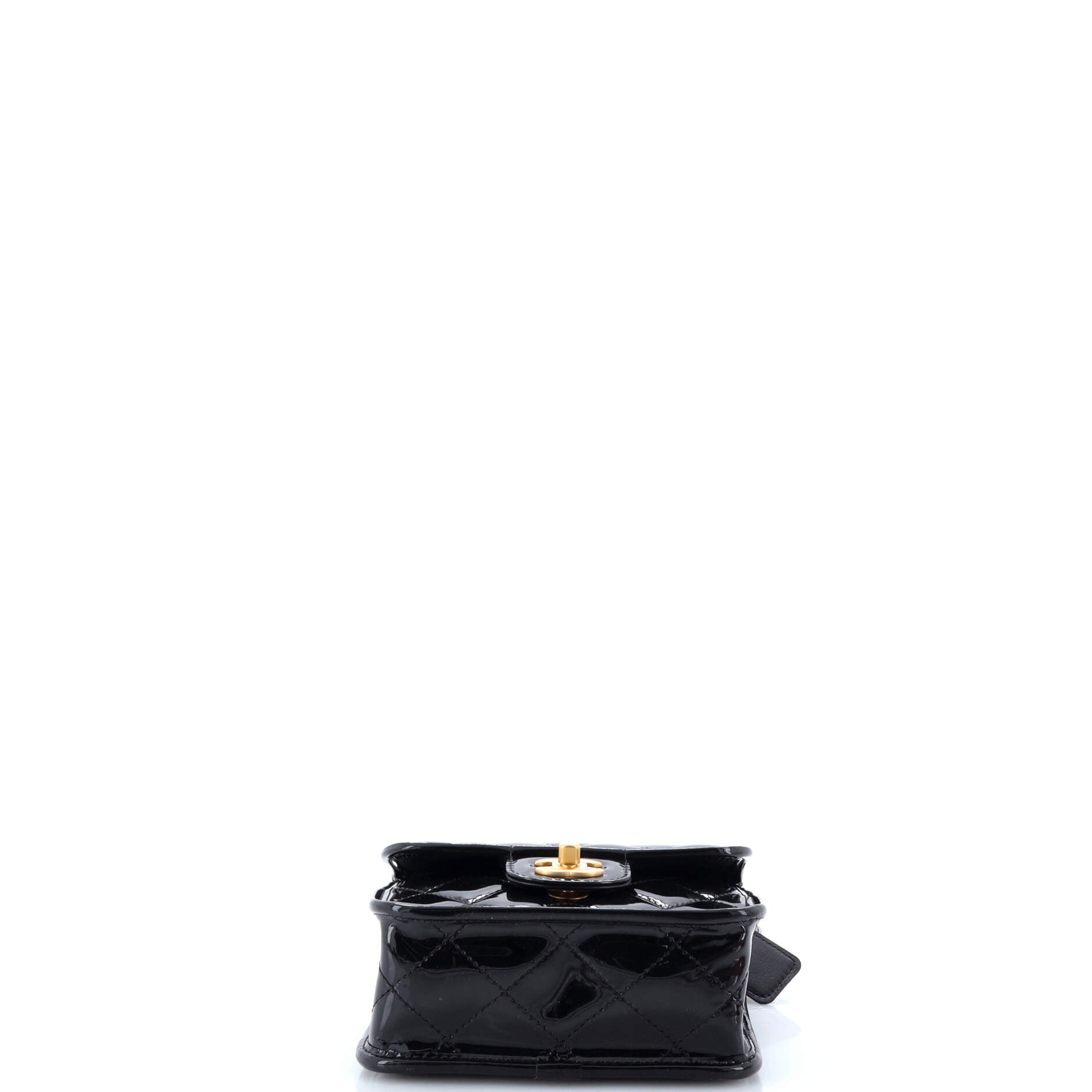 Chanel School Memory Top Handle Flap Bag Quilted  Mini
