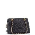 Chanel Petite Timeless Tote Quilted Caviar