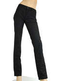 Bottega Veneta Women's Black Cotton Flax Casual Pants (44)
